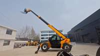 Chariot télescopique stable pour le chargement et le déchargement fréquents sur les chantiers