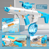 2025 nouveau pistolet jouet de défense électrique pour garçons, jouet de pistolet à eau de tir électrique en plastique solide, jouet de pistolet à eau chinois