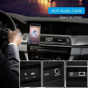 Factory Price <b>Digital</b> <b>Audio</b> Car Aux <b>Audio</b> Extension Adapter <b>Cable</b> Type c to 3.5mm for Car Stereo Headphone Speaker Mobile Phone - Product Image 6