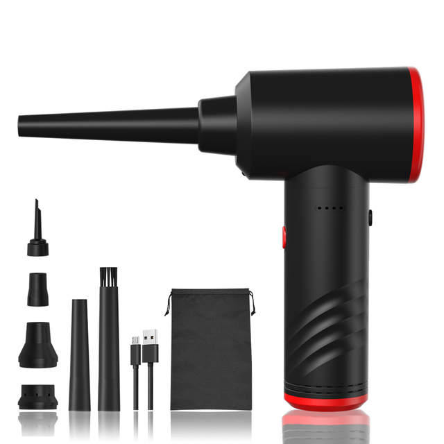 53,000RPM Cordless Rechargeable Air Duster Blower Eco-Friendly Anti-Dust for Computer Keyboard Electronics Clean Inflator