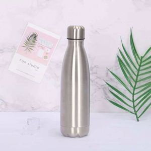 Stainless Steel Vacuum Insulated Water <b>Bottle</b> Bullet Shape Double Wall <b>Thermos</b> Travel Flask Minimalist Design - Product Image 2