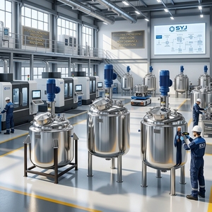Grande Reattore Multifunzionale a Doppio Strato da 500L in Acciaio Inossidabile con Agitazione a Bassa Velocità, Riscaldamento e Raffreddamento, per Raschiatura e Miscelazione a Parete - Product Image 6