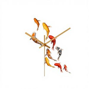 Horloge murale à affichage à aiguilles en quartz Art Déco de 20 cm pour salon, design moderne, simple, silencieux, créatif et original - Product Image 3