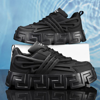 Chaussures noires Greatshoe pour hommes, chaussures de marche décontractées, chaussures de sport unisexes, baskets
