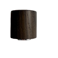 Tapa Magnética Personalizada de Fábrica para Botella de Perfume, de Madera de Fresno Blanco Sólido y Nogal, con Collar para Botellas con Boca Prensada