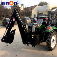 Traktor Pertanian Multiguna ANON Berkualitas Tinggi 50hp 4x4wd untuk Membajak dan Memuat dengan Loader