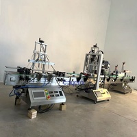Petite machine de remplissage de bouteilles liquides, machine de bouchage et d'étiquetage, machine de remplissage de bouteilles de savon, de sauce, de jus, de parfum, d'eau, presse-bouchons