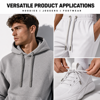Cordon élastique personnalisable en polyester et coton de 5 mm, rond, pour pantalons, sweats à capuche et lacets, avec embouts métalliques – Produit durable