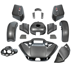 <span class=keywords><strong>HR3</strong></span>-kit de carrocería para motocicleta, kit Industrial de ABS, color gris y plateado, para Harley CVO Road Street Glide 14-Up, 90100021 - Product Image 1