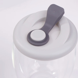 Vaso de Vidrio Transparente al por Mayor con Tapa de Gel de Sílice para Té, Café, Leche o Bebidas, Utensilios de Cocina - Product Image 2