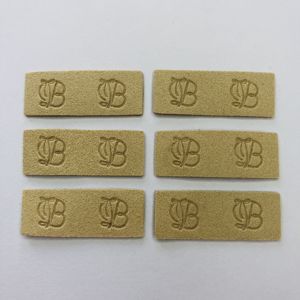 Biểu Tượng Tùy Chỉnh PU Da Nhãn May Trên Mũ Thương Hiệu Tên Nhãn Bán Buôn Dập Nổi Da Jean Nhãn Da Vá - Product Image 3