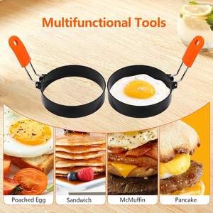 Molde de Cocina de Acero Inoxidable para Empanadas de Carne, Panqueques, Huevos y Omelettes, con Asa, Tamaños 3/3.5/4/6/8 Pulgadas, ¡Oferta! - Product Image 5