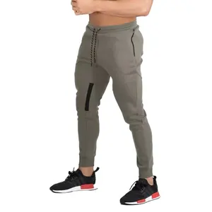 OEM egzersiz spor giyim erkek slim fit koşucu pantolonu sweatpants joggers
