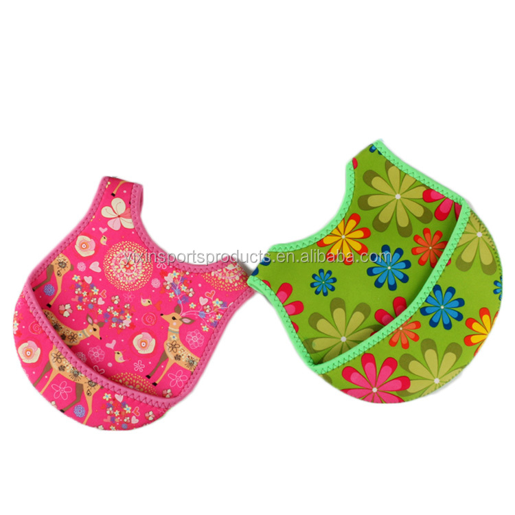 Пользовательские детские нагрудники сублимации неопрена Водонепроницаемый дети бандана с карманом еда кормление слюни нагрудники