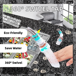 2025 Aérateur de Robinet Rotatif à 360° Économiseur d'<span class=keywords><strong>Eau</strong></span> en Plastique Réutilisable, Diffuseur, Filtre de Buse de Robinet, Tête Pivotante, Compatible <span class=keywords><strong>Lave</strong></span>-<span class=keywords><strong>Vaisselle</strong></span> - Product Image 2