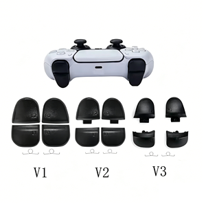 อะไหล่ปุ่ม L1 R1 L2 R2 พร้อมสปริงสำหรับจอย <span class=keywords><strong>PlayStation</strong></span> 5 PS5 รุ่น BDM-030 010 020 040 050 V1 V2 V3 - Product Image 1
