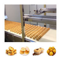 Éponge à Cupcake/Madeline Muffin Cake Machine Crème Remplissage Gâteau Ligne de production