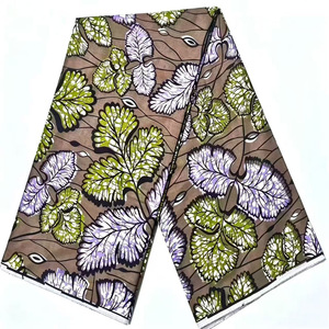 1 Yard Hochwertiger Afrikanischer Batik 100% Baumwolle Bedruckter Doppelseitiger Organza-Stoff für Heimtextilien Kleider Mädchen - Product Image 3