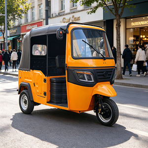 Triciclo <span class=keywords><strong>El</strong></span>éctrico de 5 Plazas, Triciclo <span class=keywords><strong>El</strong></span>éctrico de Pasajeros, Rickshaw <span class=keywords><strong>El</strong></span>éctrico Portátil, Tuktuk, Ideal <span class=keywords><strong>para</strong></span> Taxi Urbano - Product Image 1