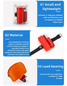 Braccialetti salvavita gonfiabili automatici all'aperto all'ingrosso per il campeggio di prevenzione dell'annegamento - Product Image 6