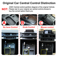 Pour Lexus CT 11-17 Version souris/bouton/joystick Écran 10,25 pouces Lecteur multimédia 8 cœurs DSP intégré