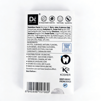 Marque privée, emballage en blister de 18 g, chewing-gum 100% xylitol, collations adaptées aux diabétiques