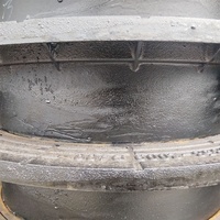 Couvercle de regard rond anti-compactage pour travaux publics