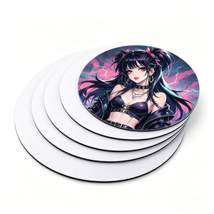 Alfombrillas de Ratón para Juegos con Forma Redonda Irregular Personalizadas, Venta al por Mayor, Transferencia de Tinta por Sublimación, Alfombrilla de Ratón de Goma Blanca Impermeable, ODM - Product Image 1