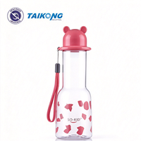 Bouteille d'eau en plastique réutilisable Taikong 400 ml de qualité alimentaire pour la salle de sport et le bureau