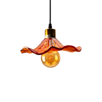 Support de lampe E26 / Suspension en verre à hauteur réglable homologuée CUL pour salle à manger/salon, finition noire