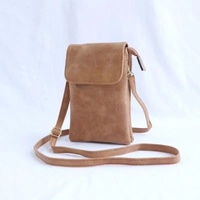 Mini porte-monnaie mobile pour femmes à la mode Style coréen sac à bandoulière étanche PU avec fermeture à glissière Portable nouveau