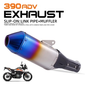 Tubo de Conexión Intermedio para Escape de Motocicleta CHMotor, Conexión de Silenciador de 51 mm para DUKE 250 390 RC390 250 390 Adventure ADV 2020 2021 <span class=keywords><strong>2022</strong></span> - Product Image 4
