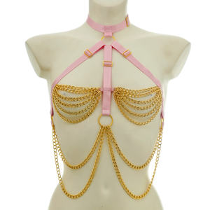 Vente en gros Sexy Girl Black Bdsm Toys <span class=keywords><strong>Lingerie</strong></span> pour femme Body Sparkle Body Chain <span class=keywords><strong>Lingerie</strong></span> Sexy - Product Image 3