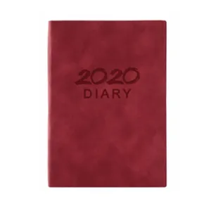 Caderno de couro pu com logotipo personalizado, caderno para viagem
