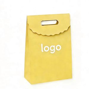 Custom Kraft Paper Bags with Diecut Handles and Personalized Designs Are the Ideal Choice for <b>Packaging</b> Jewelry and Handicrafts. - Product Image 1