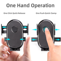 360 réglable multifonctionnel support de téléphone portable ABS Flexible voiture rétroviseur support de support de téléphone pour téléphones portables