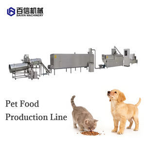 Machine d'extrusion directe d'usine Baixin pour la transformation des aliments pour animaux de compagnie, moteur puissant, capacité de 100 à 1200 kg/h, 380V/440V, ligne de granulés pour chiens et chats - Product Image 6