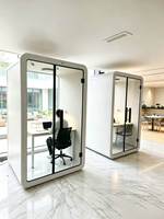 Bilik Tes Pendengaran Modular Aluminium Alloy Berkualitas Tinggi Harga Terjangkau, Ruang Audiometri Mobile Kedap Suara, Kantor Rumah Kontemporer
