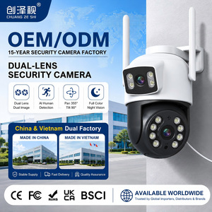 Cámara de Vigilancia PTZ de Doble Lente <span class=keywords><strong>ICSEE</strong></span> con Sensor CMOS 1080P HD, Detección Humana por IA e Intercomunicador de Voz, Inalámbrica e Impermeable - Product Image 2