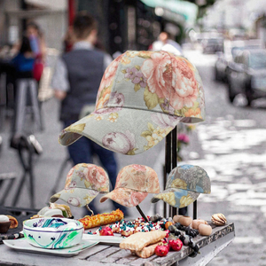 Nouvelles casquettes de baseball florales 100 % coton pour le printemps et l'été – Tendance, protection solaire, loisirs en extérieur pour hommes et femmes - Product Image 3
