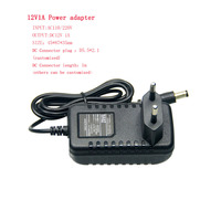 Adaptateur secteur 12V1A, convertisseur AC/DC 12W 1.0A de haute qualité pour caméra et décodeur avec garantie de 2 ans
