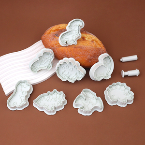 <span class=keywords><strong>Emporte</strong></span>-pièces multifonctionnels en plastique écologique de la série Dinosaures, personnalisables, outil de pâtisserie <span class=keywords><strong>3D</strong></span> pour usage domestique - Product Image 3