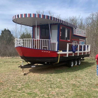 Équipement de grillades Camion de nourriture Bateau Remorque de nourriture USA Cuisine Van Co2019sion Remorque Mobile Tacos Chariot à café Restaurant Personnalisé