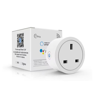 Aplicación Tuya Smart o Smart Life compatible con Alexa <span class=keywords><strong>Google</strong></span> Home 16A EU UK US Smart WiFi enchufe de alimentación con Monitor de alimentación WiFi enchufe inteligente - Product Image 1