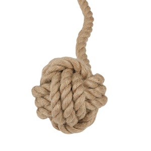 Collier en corde de chanvre durable pour chiens de taille moyenne à grande, jouet interactif pour animaux de compagnie, jouet à mâcher, diamètre extérieur 18 cm, 265 g, origine Zhejiang - Product Image 3