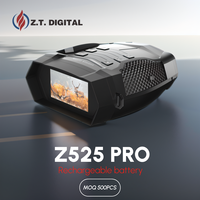 Jumelles de vision nocturne Z525 Pro 4K avec grossissement 5X, écran HD 3 pouces, portée de 600 m, carte TF 32 Go pour photos et vidéos