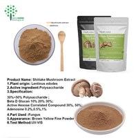 Extrait de poudre de champignon Shiitake certifié biologique Alpha Glucan 20%-50%