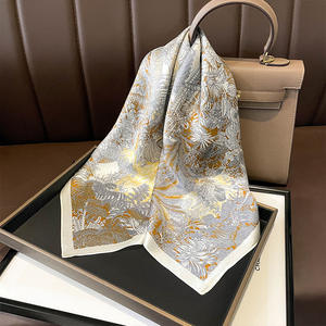 ผ้าพันคอไหมแท้ 100% ลายดอกไม้ป่าหรูหรา แมนซิง <span class=keywords><strong>ส</strong></span>ำหรับคุณแม่ ฤดูใบไม้ร่วง ปรับแต่งได้-โลโก้ <span class=keywords><strong>ส</strong></span>ี ขนาด ใช้งานได้หลากหลาย - Product Image 1