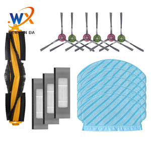 Pour ce OVACS DEEBOT <span class=keywords><strong>OZMO</strong></span> 920 <span class=keywords><strong>950</strong></span> T8 T9 AIVI MAX N8PRO <span class=keywords><strong>Robot</strong></span> aspirateur accessoires brosse principale/latérale sac à poussière filtre HEPA vadrouille - Product Image 1