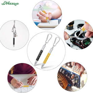 Bolígrafo Funcional Multifuncional con Destornillador, Punta Hexagonal para Pantallas Táctiles, Bolígrafo de Montañismo con Tinta Negra - Product Image 4